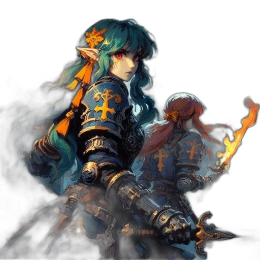 sword, weapon, dragon, fantasy art transparent PNG cut-out