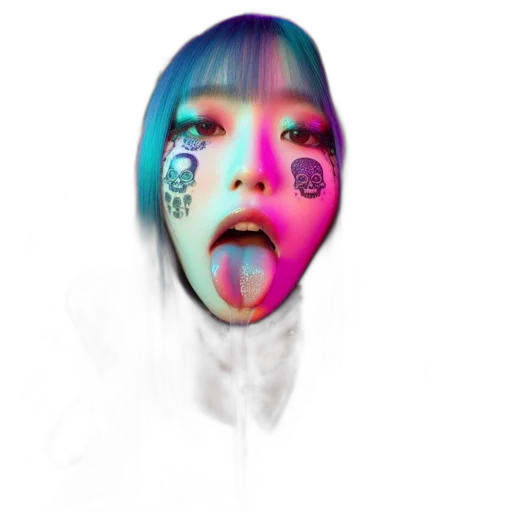 face, mask, creature, robot transparent PNG cut-out