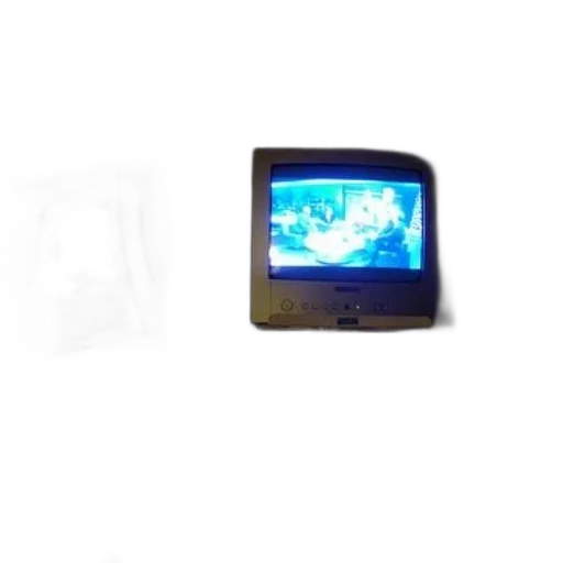 television, mounted, wall, displaying transparent PNG cut-out