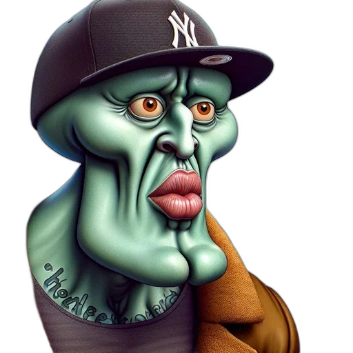 face, creature, photorealistic, concept art transparent PNG cut-out
