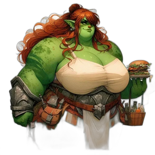 food, concept art, fantasy art, comic book art transparent PNG cut-out
