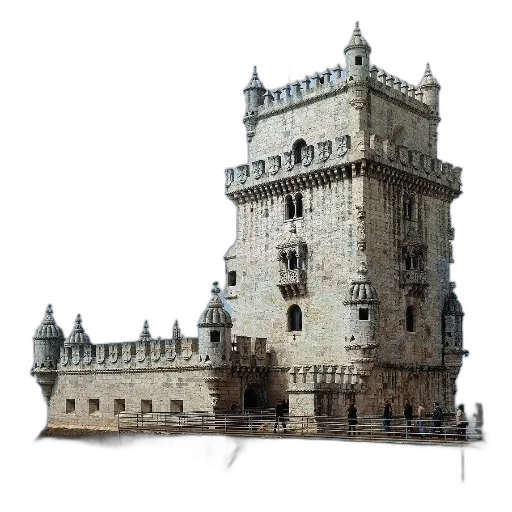 building, crown, dragon, photorealistic transparent PNG cut-out