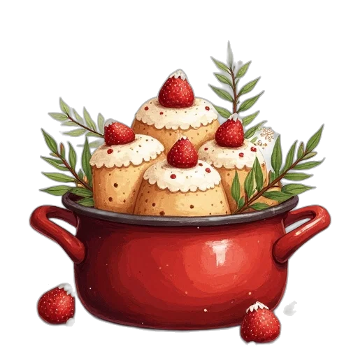 food, photorealistic, pixel art, 3d render transparent PNG cut-out