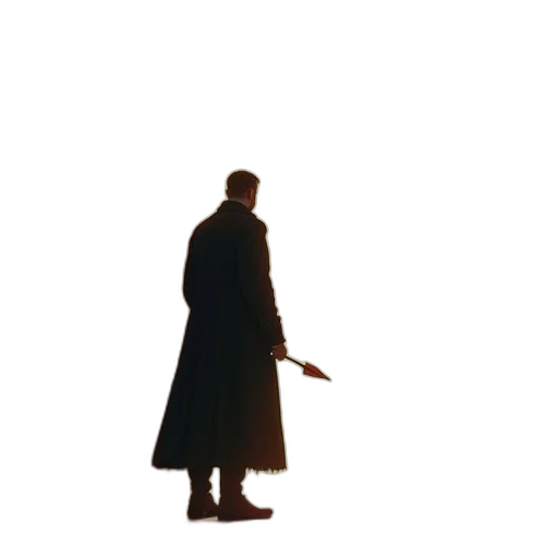 sword, staff, weapon, jacket transparent PNG cut-out
