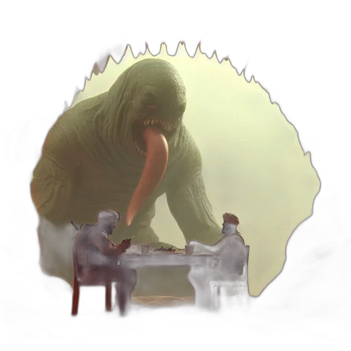 creature, animal, staff, concept art transparent PNG cut-out