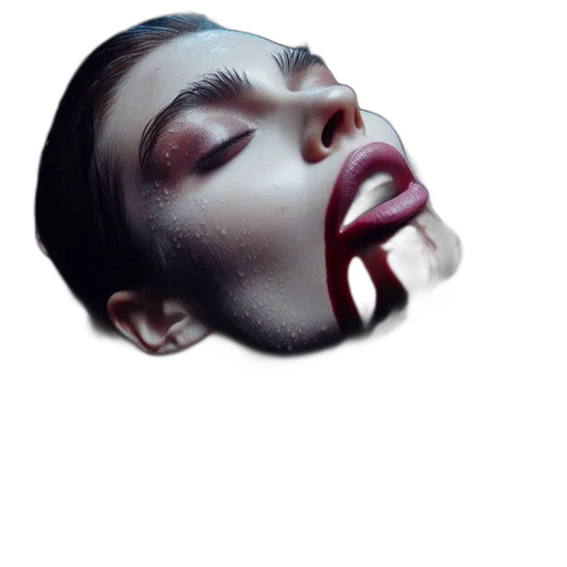 face, mask, creature, hair transparent PNG cut-out