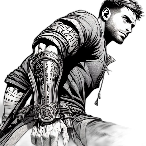 sword, weapon, comic book art, fantasy art transparent PNG cut-out