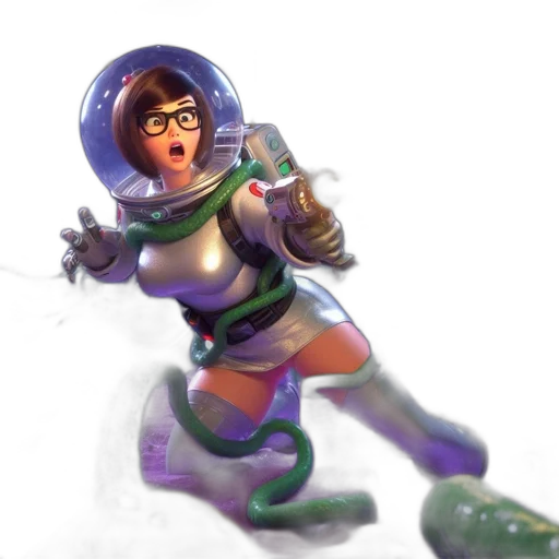 staff, robot, weapon, concept art transparent PNG cut-out