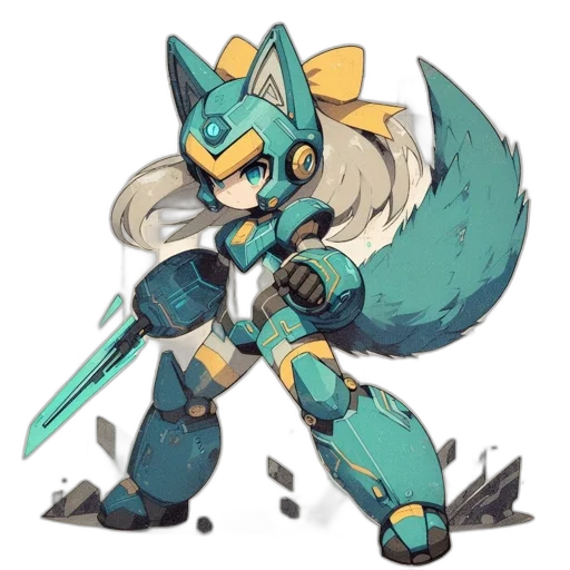 weapon, staff, robot, sword transparent PNG cut-out