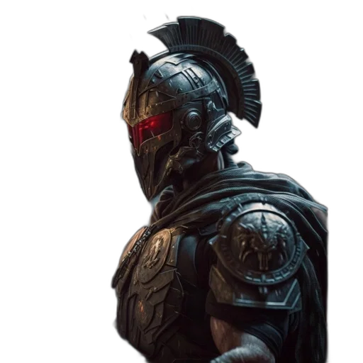 mask, robot, face, sword transparent PNG cut-out