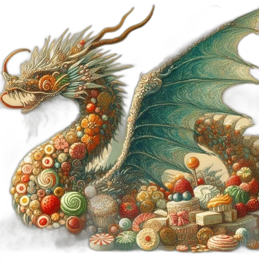 dragon, food, jewelry, creature transparent PNG cut-out