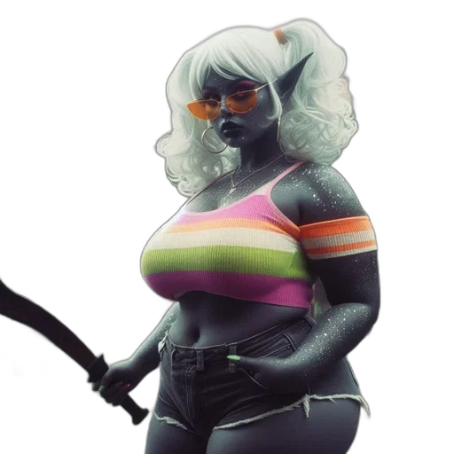 staff, robot, weapon, creature transparent PNG cut-out