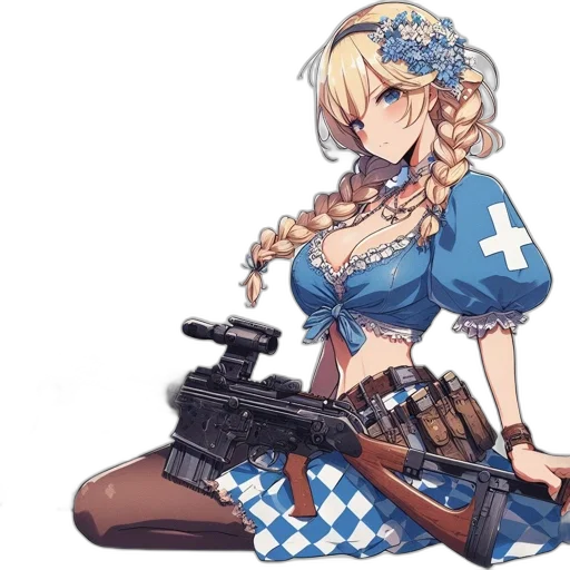 weapon, dress, staff, sword transparent PNG cut-out