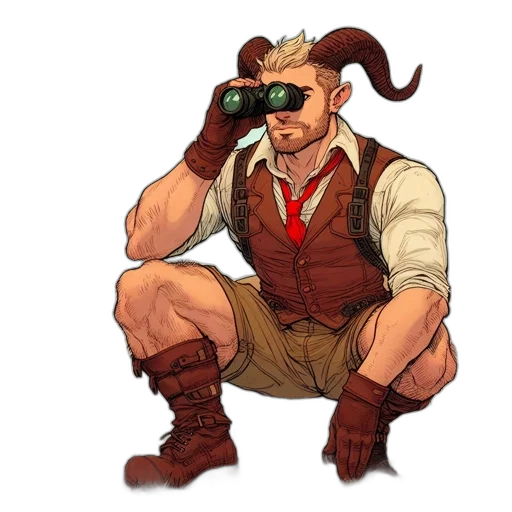 staff, animal, concept art, fantasy art transparent PNG cut-out