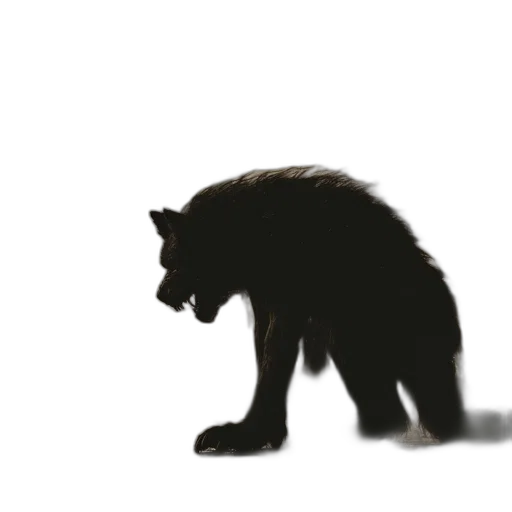 animal, creature, staff, hair transparent PNG cut-out