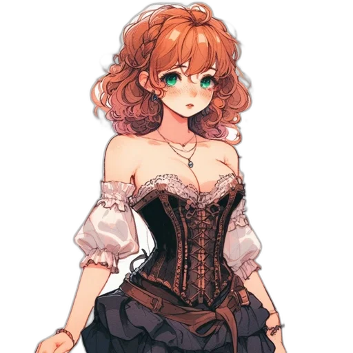 dress, staff, weapon, crown transparent PNG cut-out
