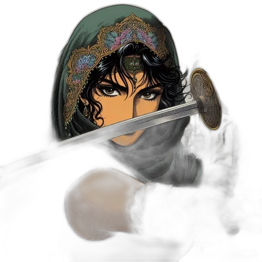 sword, weapon, mask, face transparent PNG cut-out