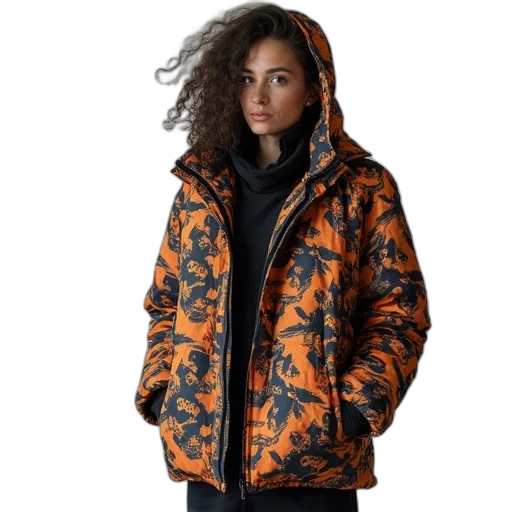 jacket, cyberpunk, dark, dries transparent PNG cut-out