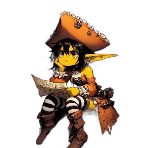 hat, staff, weapon, concept art transparent PNG cut-out