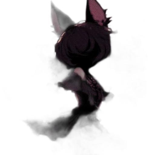 creature, mask, hat, staff transparent PNG cut-out