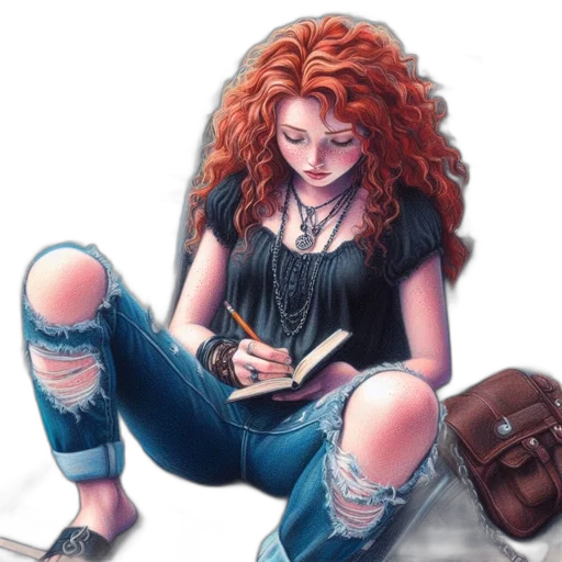 comic book art, concept art, fantasy art, photorealistic transparent PNG cut-out