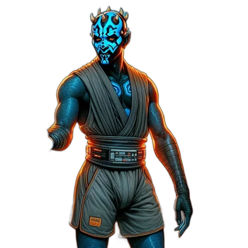mask, staff, concept art, comic book art transparent PNG cut-out