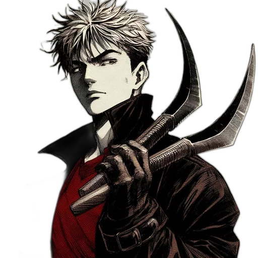 weapon, staff, sword, comic book art transparent PNG cut-out