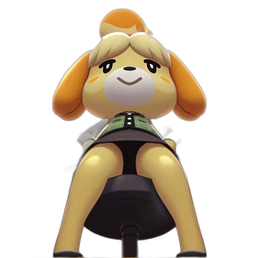 staff, animal, concept art, 3d render transparent PNG cut-out