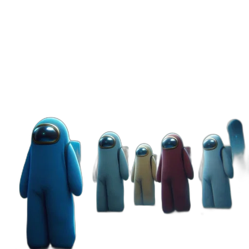 robot, staff, mask, creature transparent PNG cut-out