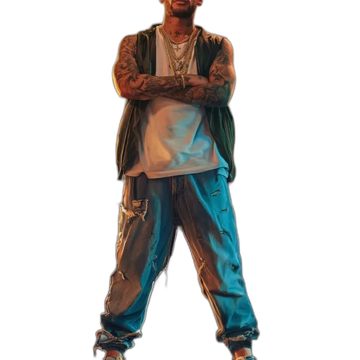 jacket, staff, shoes, face transparent PNG cut-out