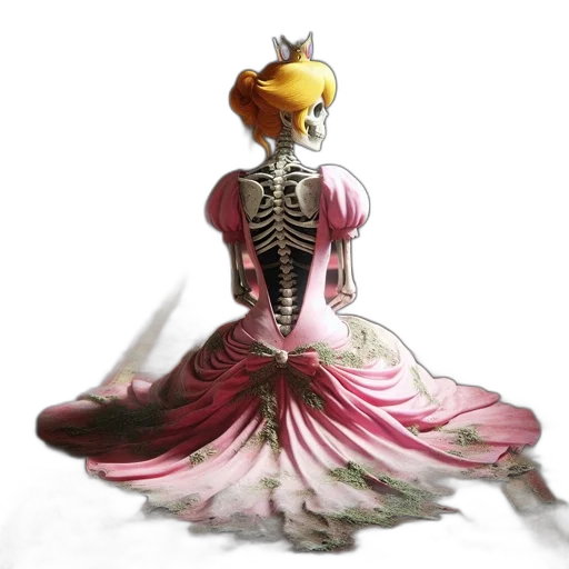dress, crown, jewelry, concept art transparent PNG cut-out