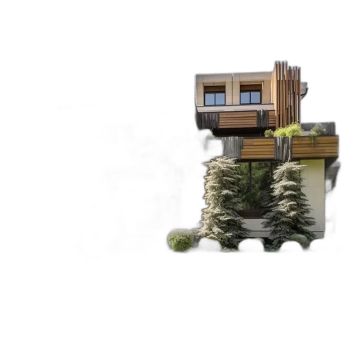 furniture, building, robot, tree transparent PNG cut-out