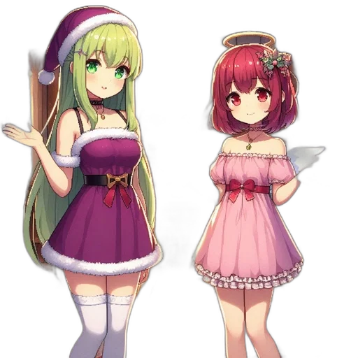 dress, staff, hat, pixel art transparent PNG cut-out