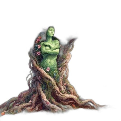tree, creature, concept art, fantasy art transparent PNG cut-out