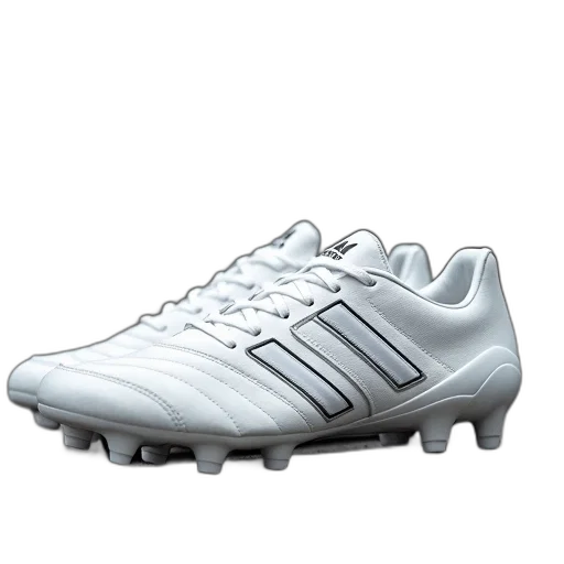 shoes, white, adidas, football transparent PNG cut-out