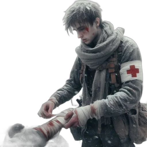 weapon, staff, jacket, sword transparent PNG cut-out