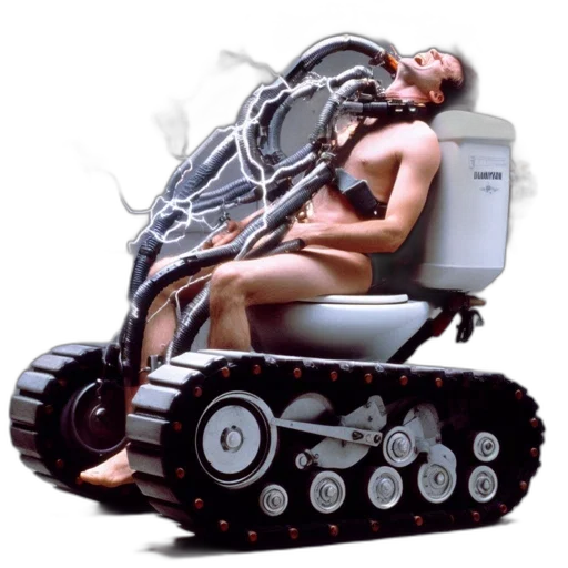 robot, weapon, car, furniture transparent PNG cut-out