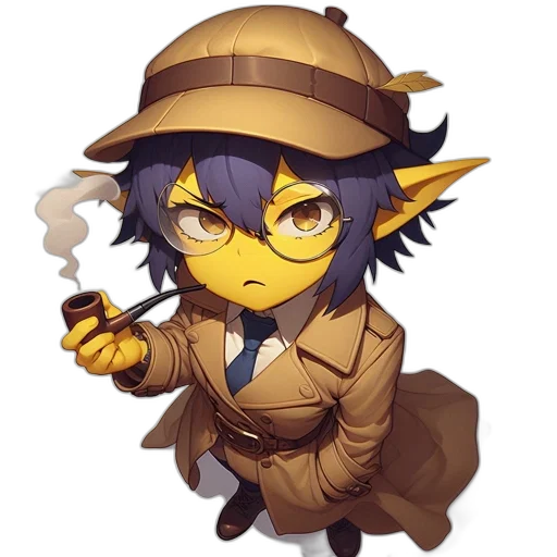 staff, hat, dragon, pixel art transparent PNG cut-out