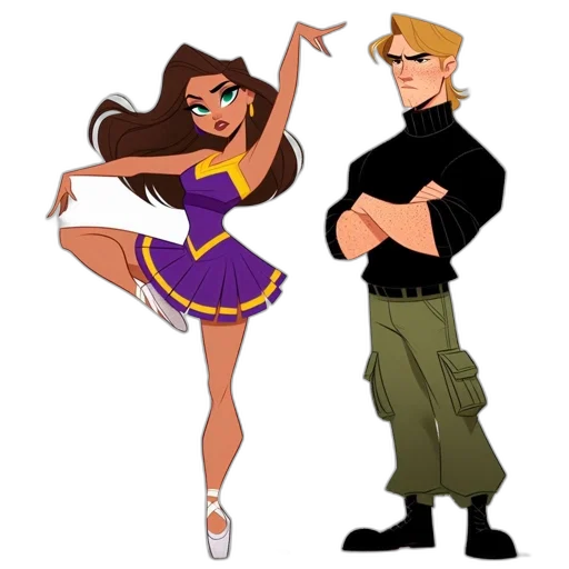 cartoon, concept art, comic book art, fantasy art transparent PNG cut-out