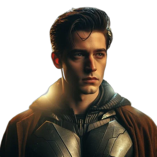 jacket, face, dragon, hair transparent PNG cut-out