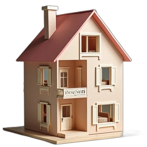 building, furniture, 3d render, photorealistic transparent PNG cut-out