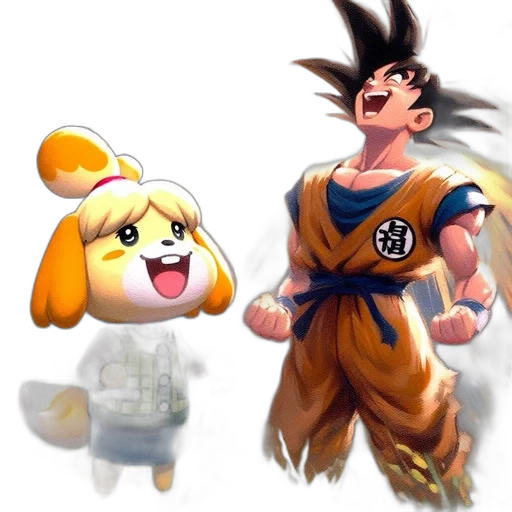 concept art, 3d render, anime, pixel art transparent PNG cut-out