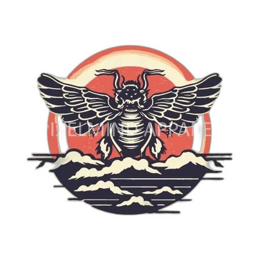 dragon, jacket, creature, pixel art transparent PNG cut-out