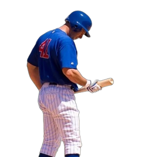 baseball, player, blue, uniform transparent PNG cut-out