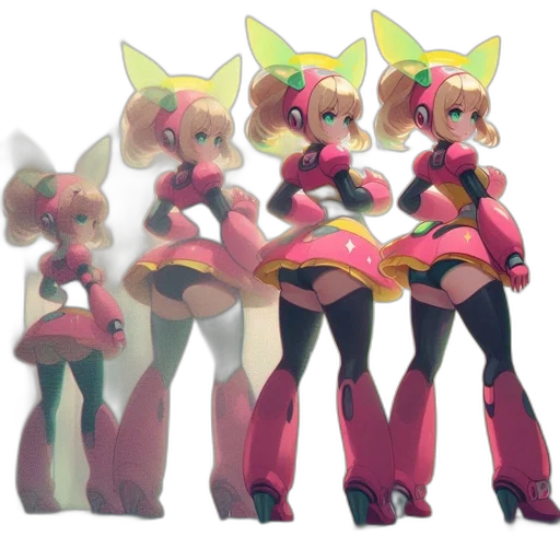 staff, robot, weapon, 3d render transparent PNG cut-out