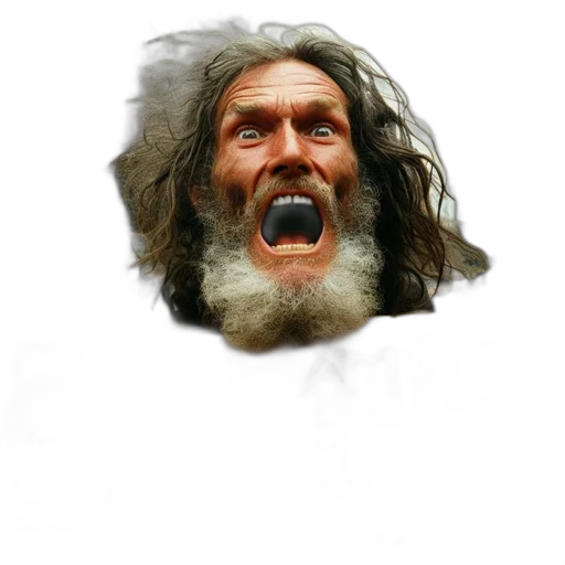 face, creature, hair, mask transparent PNG cut-out