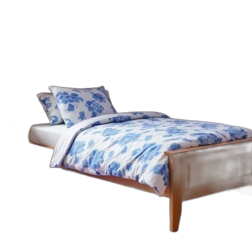 furniture, 3d render, photorealistic, blue transparent PNG cut-out