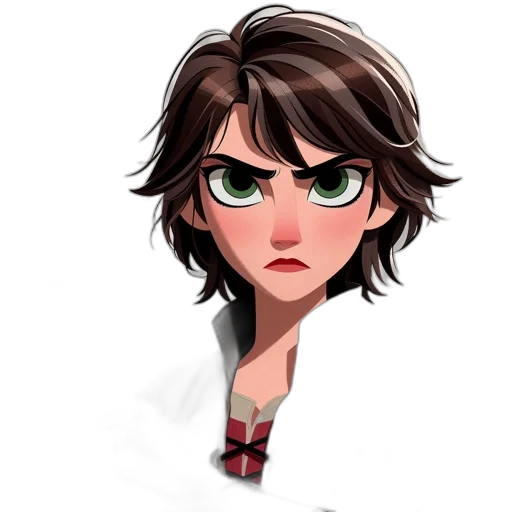face, staff, cartoon, concept art transparent PNG cut-out