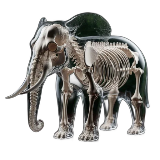 animal, 3d render, concept art, photorealistic transparent PNG cut-out