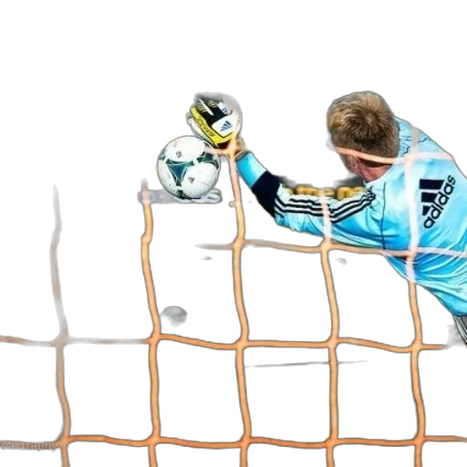 photorealistic, soccer, goalie, adidas transparent PNG cut-out